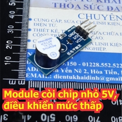 Module còi chip nhỏ 5V, tín hiệu điều khiển mức thấp hoặc dạng xung kde7101