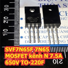 FQPF7N65C FQPF7N65 7N65C 7N65 MOSFET kênh N 7.5A 650V TO-220F kde7138
