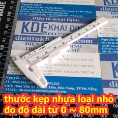 Thước kẹp nhựa đo đường kính loại nhỏ đo độ dài từ 0 ~ 80mm 0 ~ 150mm kde7171