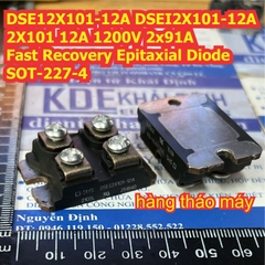 DSE12X101-12A DSEI2X101-12A 2X101 12A 1200V 2x91A Fast Recovery Epitaxial Diode SOT-227-4 kde7229
