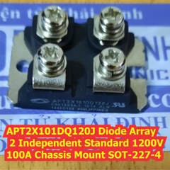 APT2X101DQ120J 2X101DQ120 Diode Array 2 Independent Standard 1200V 100A Chassis Mount SOT-227-4 kde7233