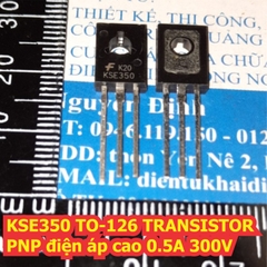 KSE340 MJE340 KSE350 MJE350 TO-126 TRANSISTOR NPN / PNP điện áp cao 0.5A 300V kde7303