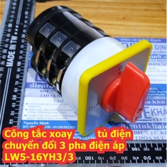 Công tắc xoay tủ điện chuyển đổi 3 pha điện áp LW5D LW5-16 YH3/3 LW5D-16 LW5 kde7313