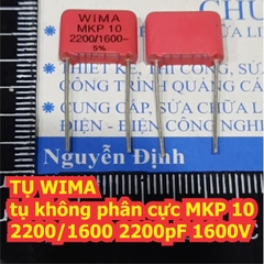 TỤ WIMA tụ không phân cực MKP 10 2200/1600 2200pF 1600V kde7385