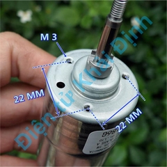 Động cơ không chổi than brushless Shinano 105Vdc 10.000V/P 25W LA034 trục 5mm chế máy phát điện kde7414