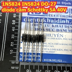 1N5824 IN5824 5824 SS54 SR540 SK54 DO-27 / SMA SMB SMC diode cắm / dán Schottky 5A 40V kde7473
