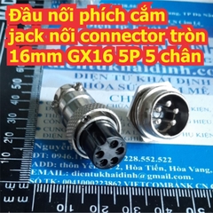 Đầu nối phích cắm jack nối connector tròn 16mm GX16 2P 2 chân ~ 8 chân kde7557