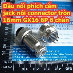 Đầu nối phích cắm jack nối connector tròn 16mm GX16 2P 2 chân ~ 8 chân kde7557
