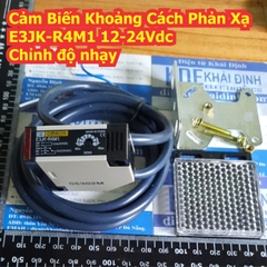 Cảm Biến Khoảng Cách Phản Xạ E3JK-R4M1 12-24Vdc chỉnh độ nhạy kde7596