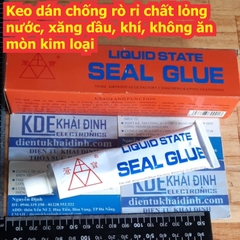 Keo dán chống rò rỉ chất lỏng nước, xăng dầu, khí, không ăn mòn kim loại kde7609