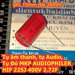 Tụ âm thanh, tụ Audio, Tụ Đỏ MKP AUDIOPHILER HIF 225J 400V 2.2uF kde7647