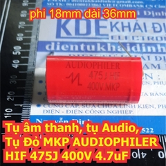 Tụ âm thanh Audio Tụ Đỏ MKP AUDIOPHILER HIF 400V 0.47uF~20uF 474 105 155 225 275 335 475 565 685 825 106 126 206 kde7644
