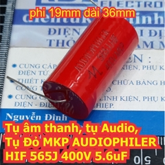 Tụ âm thanh Audio Tụ Đỏ MKP AUDIOPHILER HIF 400V 0.47uF~20uF 474 105 155 225 275 335 475 565 685 825 106 126 206 kde7644