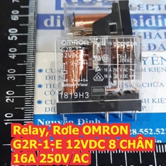 Relay Rơle OMRON G2R-1-E 8 chân 16A / G2R-1 5 chân 10A 250Vac 12VDC 24Vdc kde7738