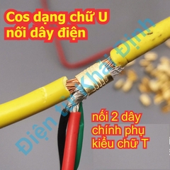 100 cái Cos hình chữ U 454 khóa nối dây điện bằng đồng 454A 454B 454C 454D 454E 454T kde7763