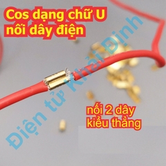 100 cái Cos hình chữ U 454 khóa nối dây điện bằng đồng 454A 454B 454C 454D 454E 454T kde7763