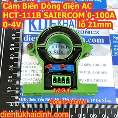 Cảm Biến Dòng điện AC SAIERCOM HCT-111B 0-100A 0-4V lỗ 21mm kde7837