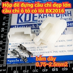 Hộp đế đựng cầu chì dẹp lớn, cầu chì ô tô có lõi BX2016 kde7838