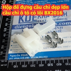 Hộp đế đựng cầu chì dẹp lớn, cầu chì ô tô có lõi BX2016 kde7838