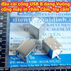 đầu cái cổng USB B dang vuông cổng máy in chân Cắm, trụ cắm đứng kde7906