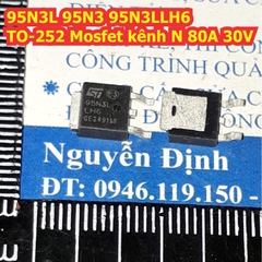 95N3L 95N3 95N3LLH6 TO-252 Mosfet kênh N 80A 30V kde7968