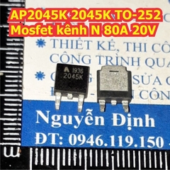 AP2045K 2045K TO-252 Mosfet kênh N 80A 20V kde7969
