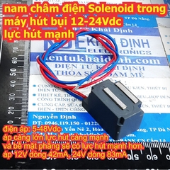 nam châm điện Solenoid trong máy hút bụi 12-24Vdc lực hút mạnh kde7972