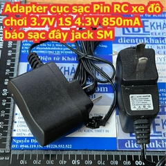 Adapter cục sạc Pin RC xe đồ chơi 3.7V 1S 4.3V 500mA / 850mA báo sạc đầy jack JST / jack SM kde7977
