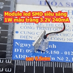 Module led SMD siêu sáng 1W màu trắng 3.2V 240mA kde7980