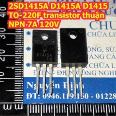 2SD1415A D1415A D1415 TO-220F transistor thuận NPN 7A 120V kde8010