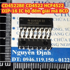 CD4522BE CD4522 HCF4522 DIP-16 IC bộ đếm giải mã BCD kde8094