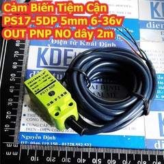 Cảm Biến Tiệm Cận PS17-5DP 5mm 6-36v OUT PNP NO dây 2m kde8122