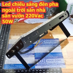 Led chiếu sáng đèn pha ngoài trời sàn nhà sân vườn 50W áp 220VAc hoặc ac/dc 12-60V kde8167
