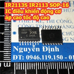 IR2113S IR2113 SOP-16 IC điều khiển động cơ áp cao tốc độ cao kde8186