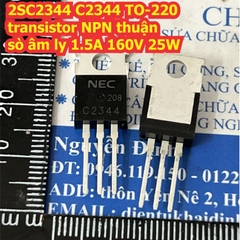 2SC2344 C2344 2SA1011 A1011 TO-220 transistor NPN thuận PNP nghịch sò âm ly 1.5A 160V 25W kde8201