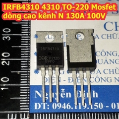IRFB4310 4310 TO-220 Mosfet dòng cao kênh N 130A 100V kde8237
