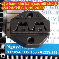 cặp hàm kèm kìm dụng cụ bấm cos nối chữ U 454 cos khuyên trần các cỡ C D HS-2030 kde8246
