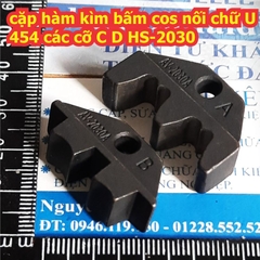 cặp hàm kèm kìm dụng cụ bấm cos nối chữ U 454 cos khuyên trần các cỡ C D HS-2030 kde8246