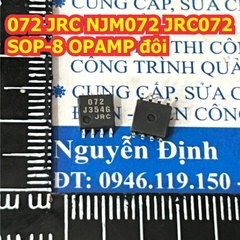 TL072CD TL072C TL072 072 JRC NJM072 JRC072 SOP-8 OPAMP ĐÔI CHÂN DÁN kde1204