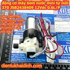 động cơ máy bơm nước mini tự mồi 370 JSB2438409 12Vdc 0.6L/P kde8300