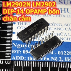 LM2902N LM2902 2902 DIP-14 OPAMP bốn chân cắm kde8311