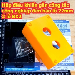Hộp điều khiển hộp nhựa dùng với công tắc nút nhấn công nghiệp đèn báo lỗ 22mm 1 ~ 6 lỗ BX1 BX2 BX3 BX4 BX6 kde7487