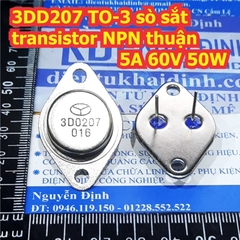 3DD207 TO-3 sò sắt transistor NPN thuận 5A 60V 50W kde8384