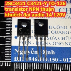2SA1358 A1358-Y A1358 2SC3421 C3421-Y C3421 TO-126 transistor PNP nghịch NPN thuận khuếch đại audio 1A 120V kde8385
