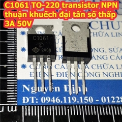 2SC1061 C1061 TO-220 transistor NPN thuận khuếch đại tấn số thấp 3A 50V kde8388