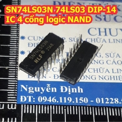 SN74LS03N 74LS03 DIP-14 IC 4 cổng logic NAND kde8393