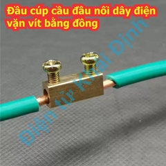 Đầu cúp cầu đầu nối dây điện vặn vít bằng đồng loại 10A 20A 60A 80A đủ cỡ kde8460