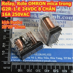 Relay Rơle OMRON G2R-1-E 8 chân 16A / G2R-1 5 chân 10A 250Vac 12VDC 24Vdc kde7738