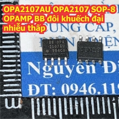 OPA2107AU OPA2107 2107AU 2107 OPA627AU OPA627 627AU 627 SOP-8 OPAMP BB đôi / đơn khuếkch đại nhiễu thấp kde8634