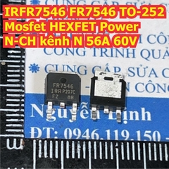 IRFR7546 FR7546 TO-252 Mosfet HEXFET Power N-CH kênh N 56A 60V kde8637